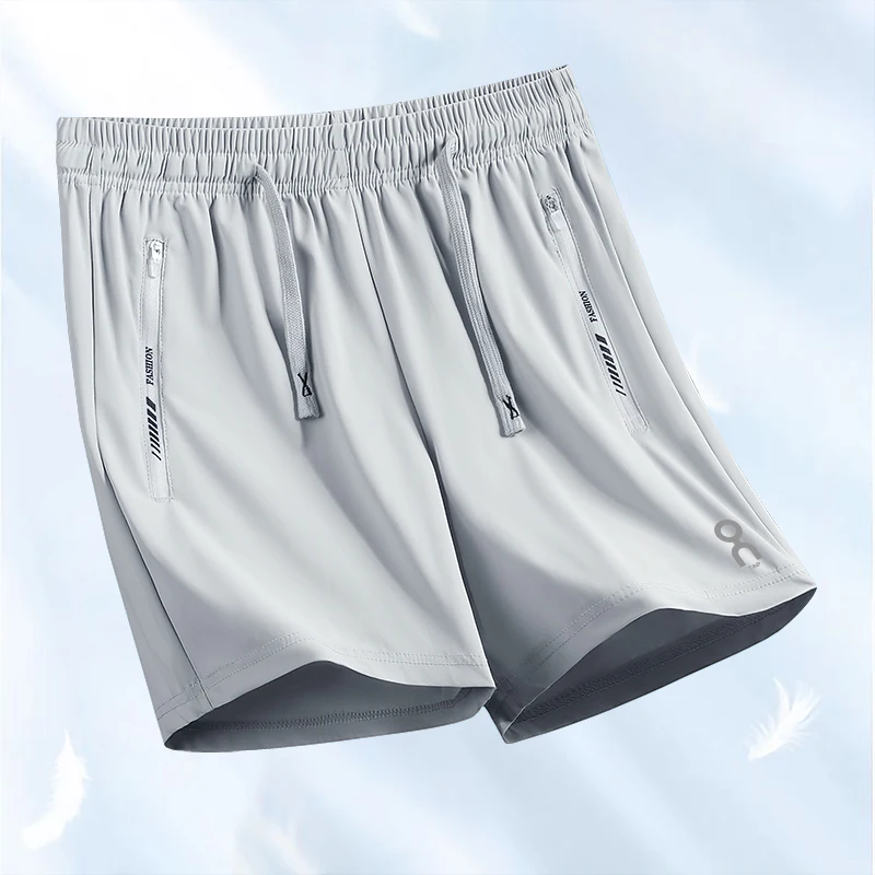

Ice Silk Qui Dry Breathable Beach orts Men's Fitn Running Hanfu Outdoor Casual Sports Tee-Quarter Length orts