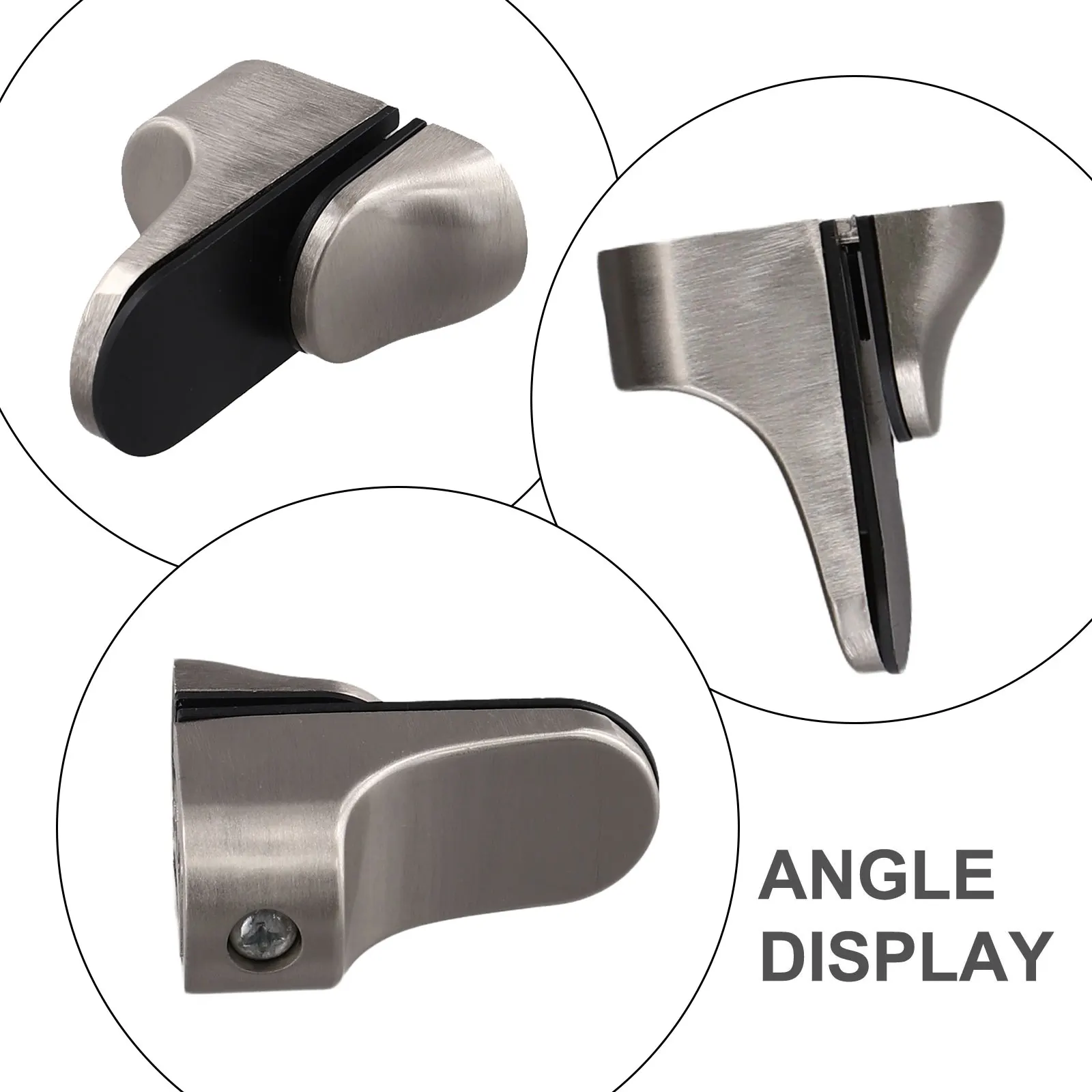 ตัวหนีบยึดชั้นวางกระจก ปรับระดับได้ ขายึดชั้นวางกระจก โครเมียมขัดเงา สำหรับติดผนัง ชั้นวางไม้ ขายึดชั้นวางของ อุปกรณ์ฮาร์ดแวร์สำหรับบ้าน