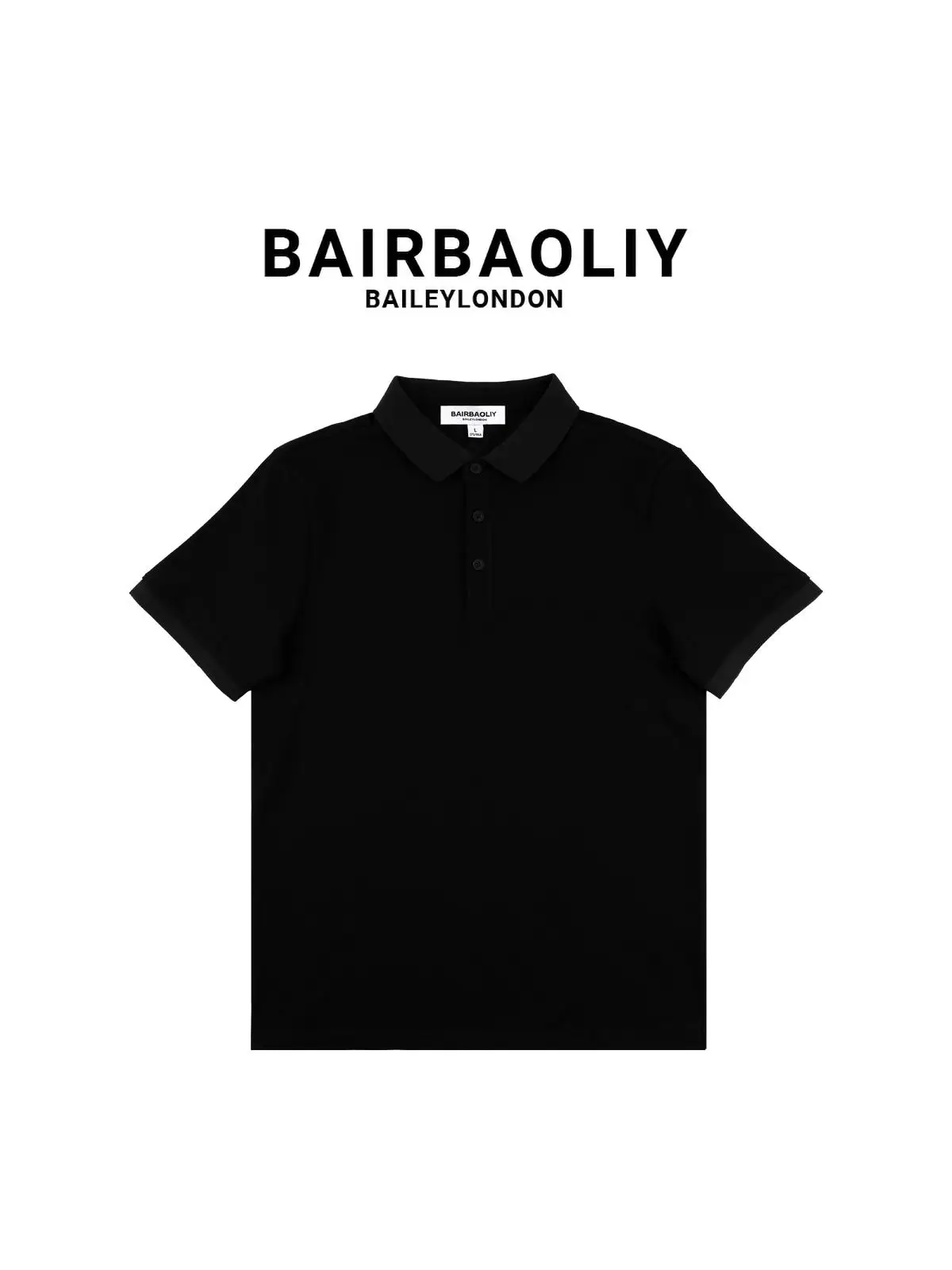 

BAIRBAOLIY Luxury Pure Color Collared ort Sve irt Casual Men's Busin Summer Faion Urban Sle Cotton Blend
