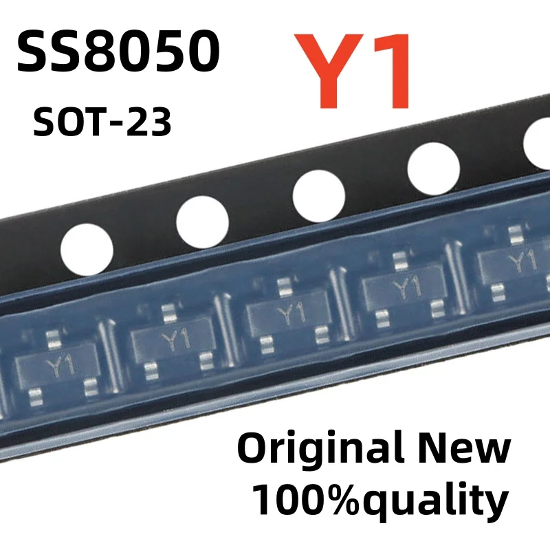 50pcs SS8050 Y1 SOT-23 SMD transistor NPN power transistor 100% brand new original