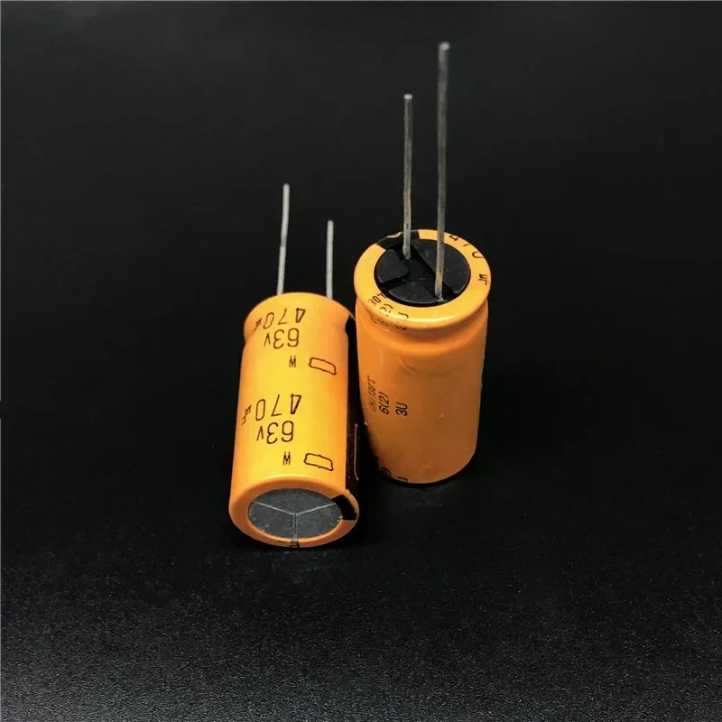 2Pcs/20Pcs NIPPON Chemi-Con NCC W Series 63V470uF 16x31mm 130 high degree Industrial grade Aluminum Electrolytic Capacitor