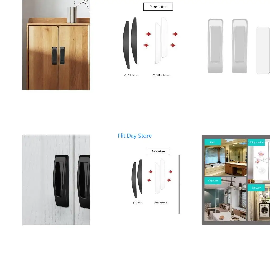 F92C Stylish & Durable Drawer Handles Effortless Installation On Furniture Pull