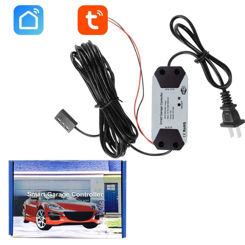 Wi-fi Tuya Smart Garagentoröffner Wifi Smart Fernbedienung für Garagentoröffner Swing Schiebetoröffner