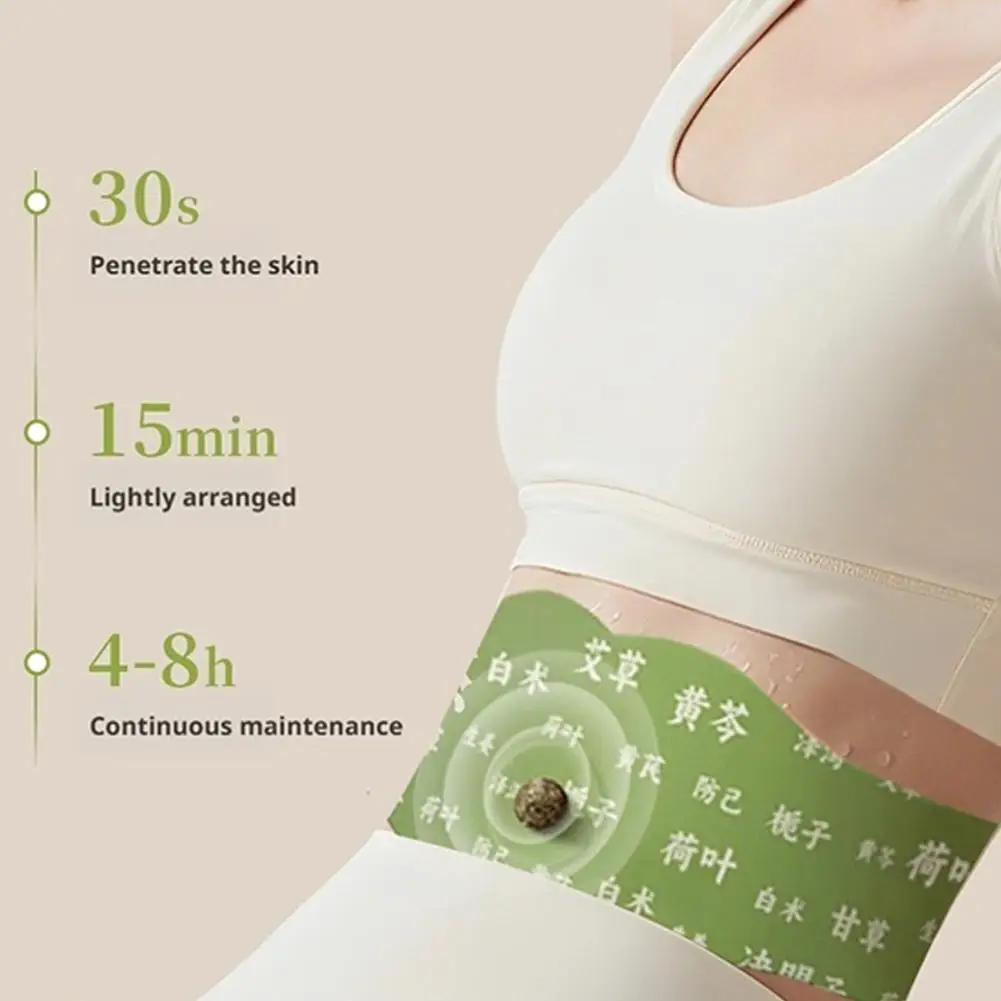 

5 шт. натуральные пластыри для похудения из полыни для похудения живота, детоксикации и сжигания жира, пластырь