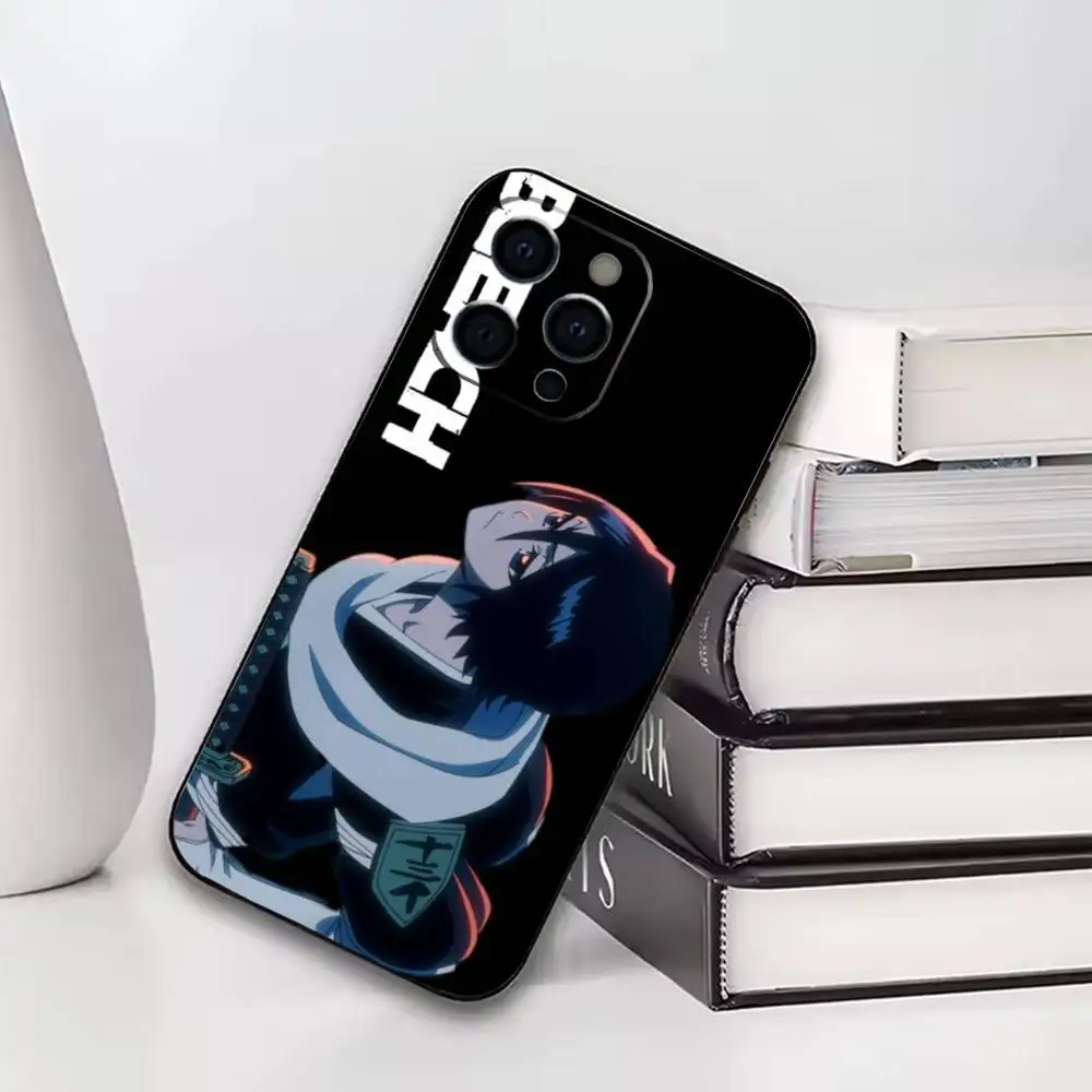 Rukia Kuchiki  Phone Case For iPhone17,16,15,14,13,12,11 Plus,Pro Soft Silicone Black Case