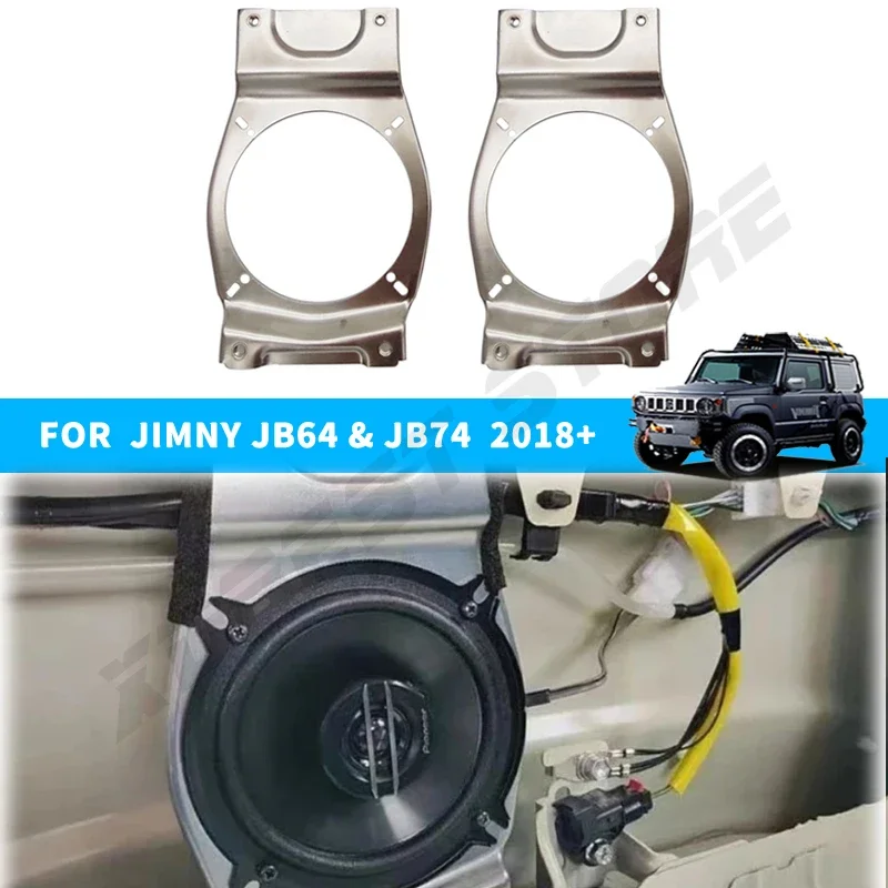 Soporte de bocina de acero para Suzuki Jimny JB64, JB74, 3 puertas, solo 2019, 2020, 2021, 2022, 2023, 2024, accesorios de coche, 2 uds.