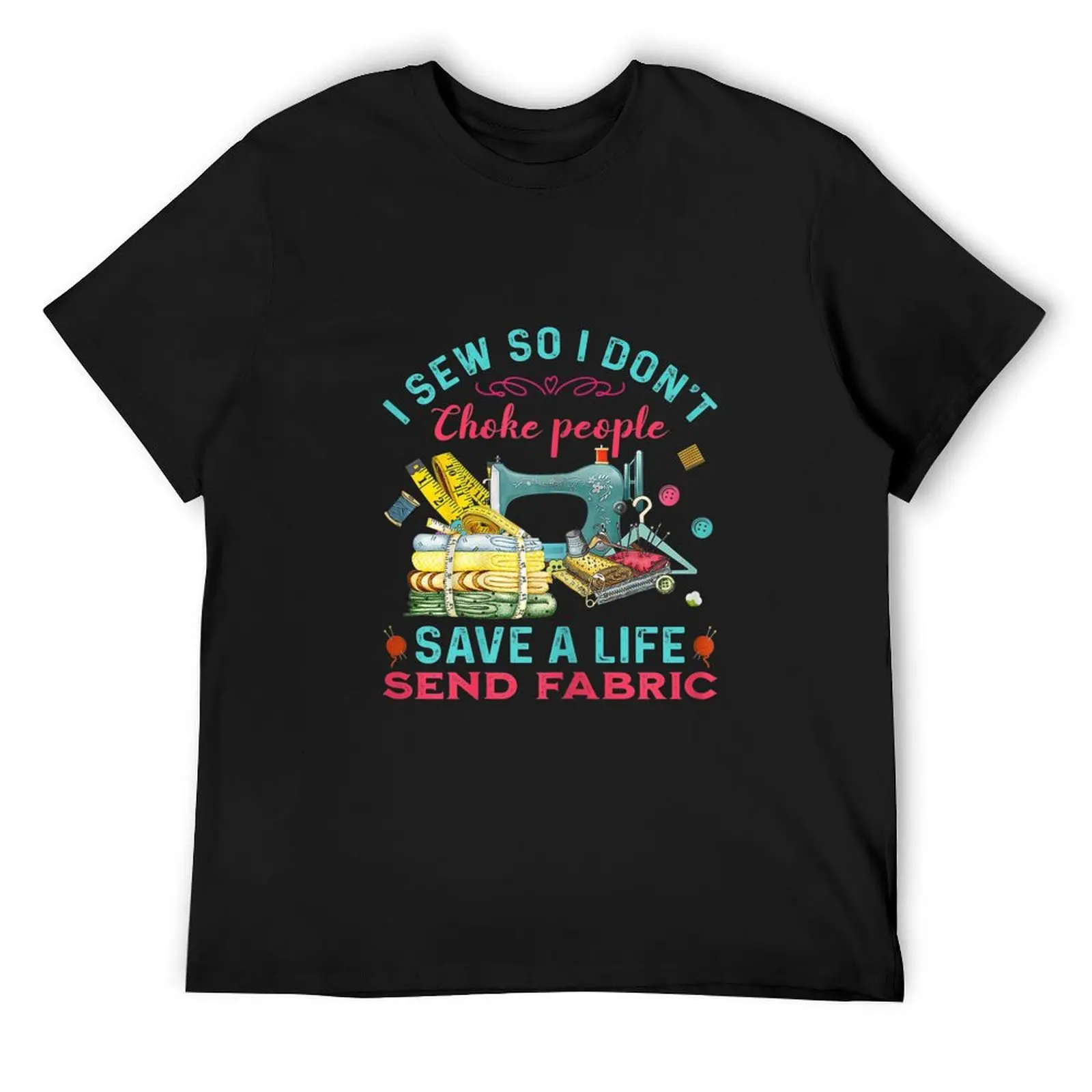 Camiseta divertida cosido para hombre, camiseta de tela con texto en inglés "Don't Choke People Save A Life Send", archivo azul, camiseta de gran tamaño 100 ℅ algodón