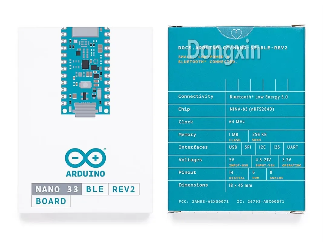 ABX00071  Italian original ARDUINO NANO 33 BLE REV2 ABX00071 nRF52840 development board