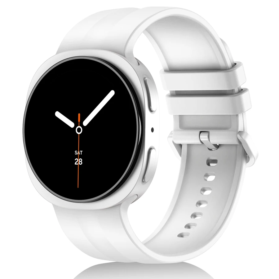 Siliconen Band voor Samsung Galaxy Horloge 9/8 40mm 44mm Band Accessoires Correa Pulseira Armband voor Galaxy Horloge 8 Classic 46mm