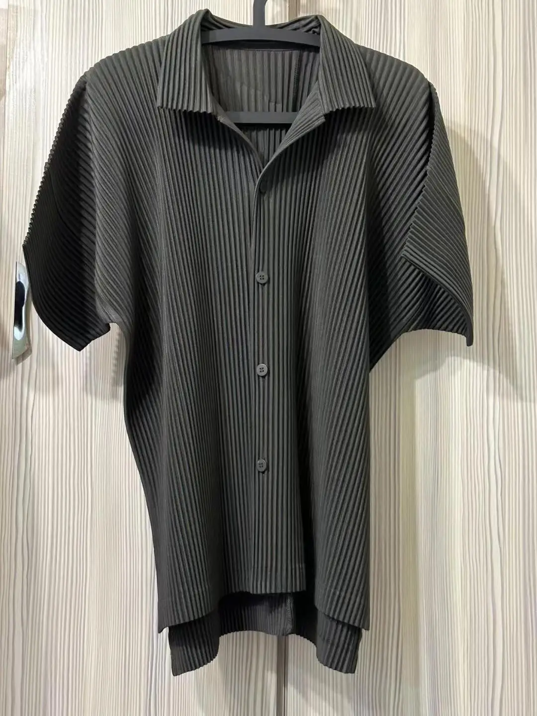 WEPLEATS Miyake Pleated Short Sleeve Shirt 6