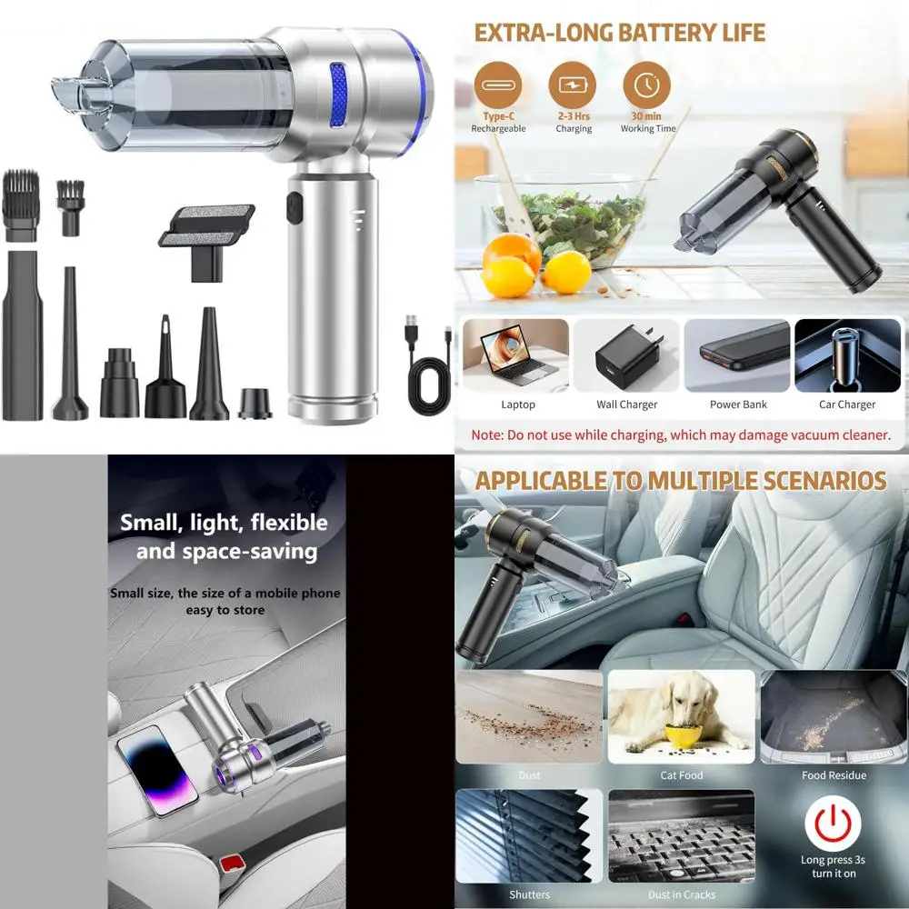 مكنسة كهربائية محمولة قابلة لإعادة الشحن للشاحنات، متوافقة مع موديلات Ram 2500/3500 2019-2024، عنصر فلتر قابل للغسل، طويل لتر #1