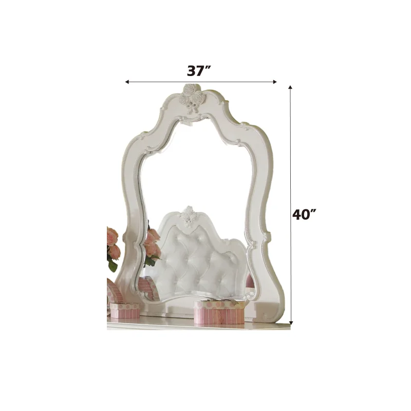 エダレン パールホワイト仕上げミラー