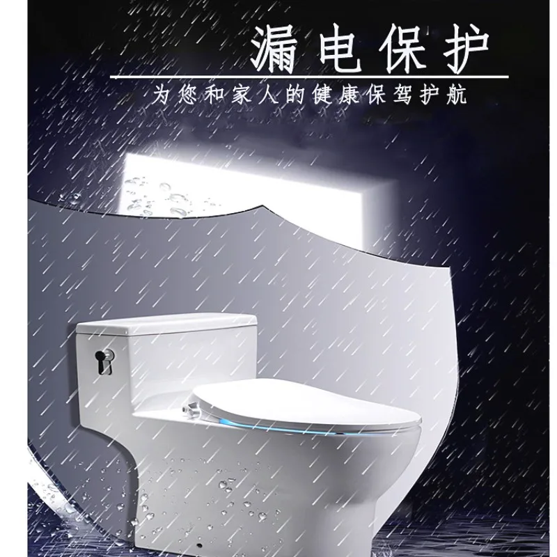 Smart toilet cover electric automatic household instant flusher with drying and heating seat