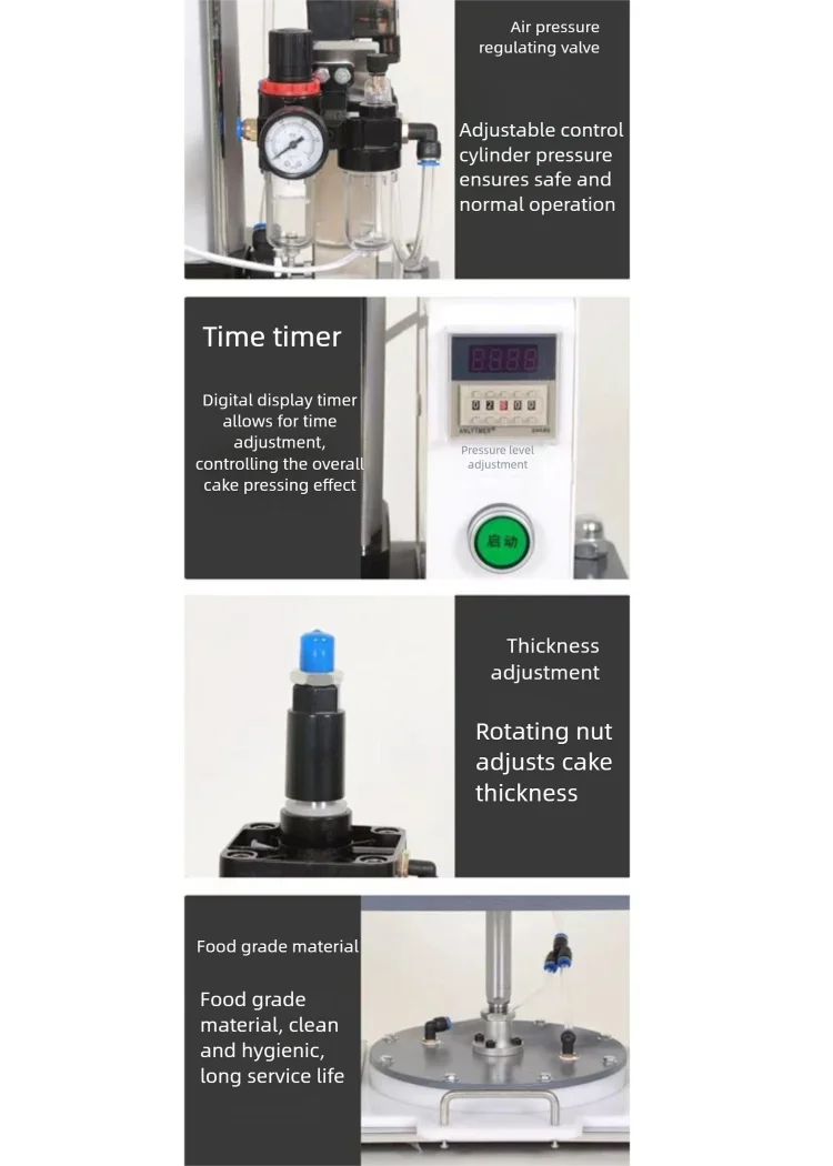 12/14/16/18/20 см ручной пресс для теста для пиццы, машина для выравнивания теста из нержавеющей стали, коммерческий кухонный комбайн