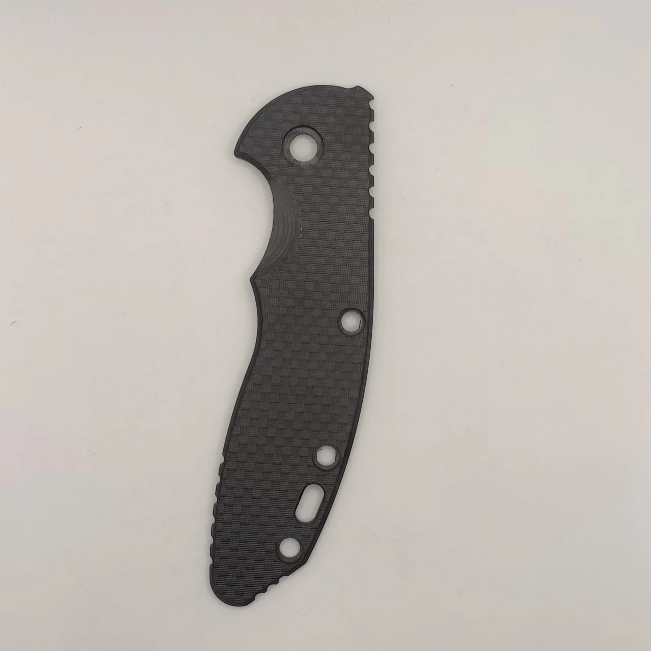 

New 1PC Carbon Fiber Single Sided Patch Handle Scale for Rick Hinderer Knives XM18 3.5''