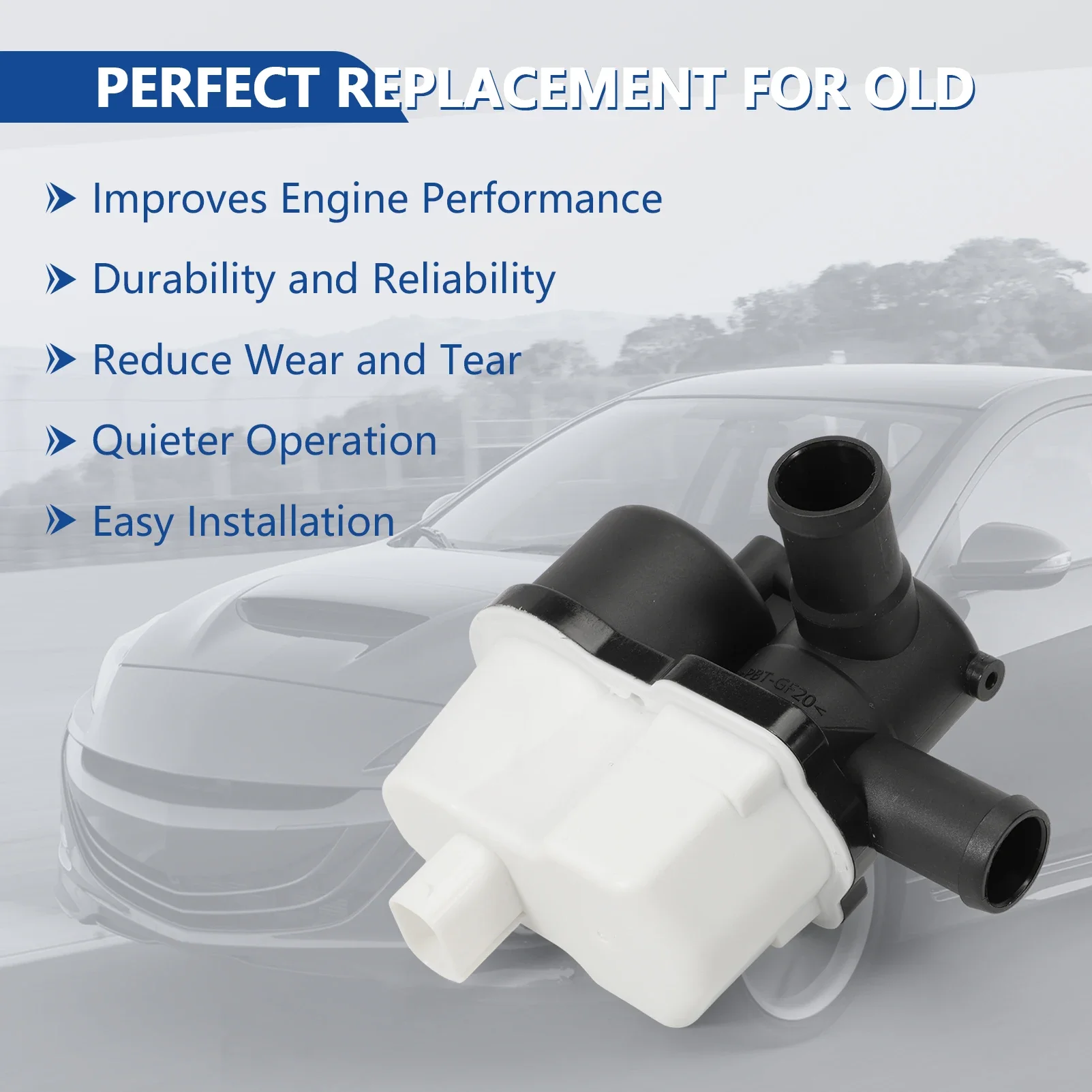 

Evap Fuel Vapor Leak Detection Pump for Mazda 6 2003-2008, 5 2006-2010, MX-5 Miata 2006-2014 CX-7 2007-2009 RX-8 Replace 310-600