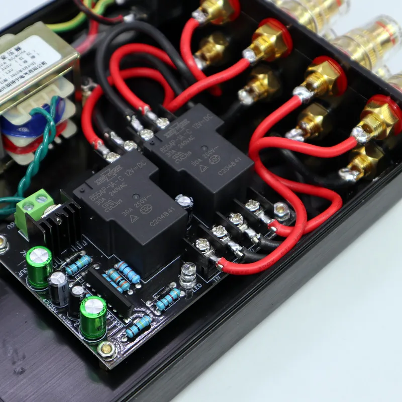 Tiancoolei 1000Wハイパワー30Aステレオデジタルオーディオアンプ外部スピーカープロテクター用高電流スピーカー保護