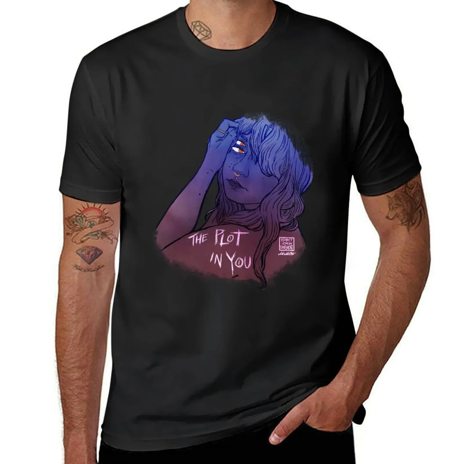 

The Plot In You - demon girl T-Shirt korean fashion oversized tops mens workout shirts