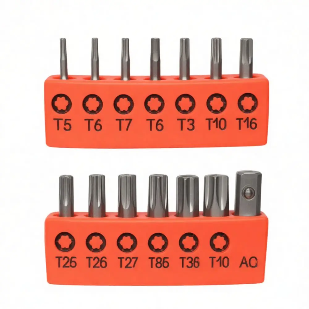 High Strength Security Torx Bit Set S2 Alloy Steel Screwdriver Heads For Electric Power Tool Repair Parts