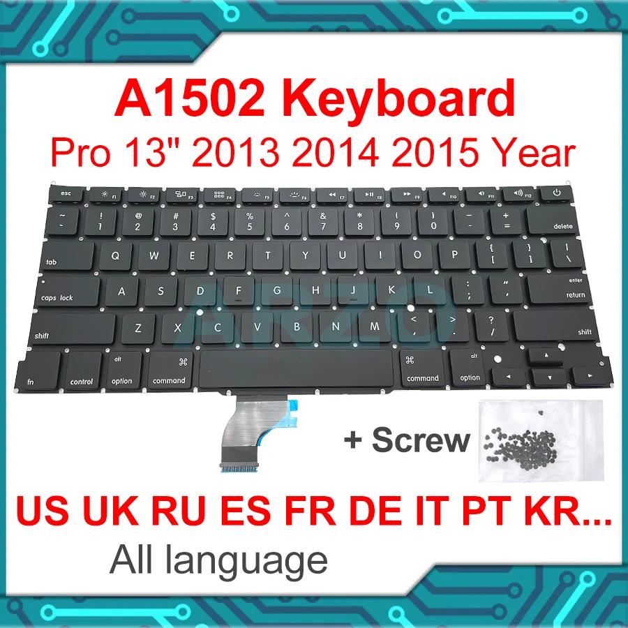 A1502 Keyboard Replacement For Macbook Pro Retina 13