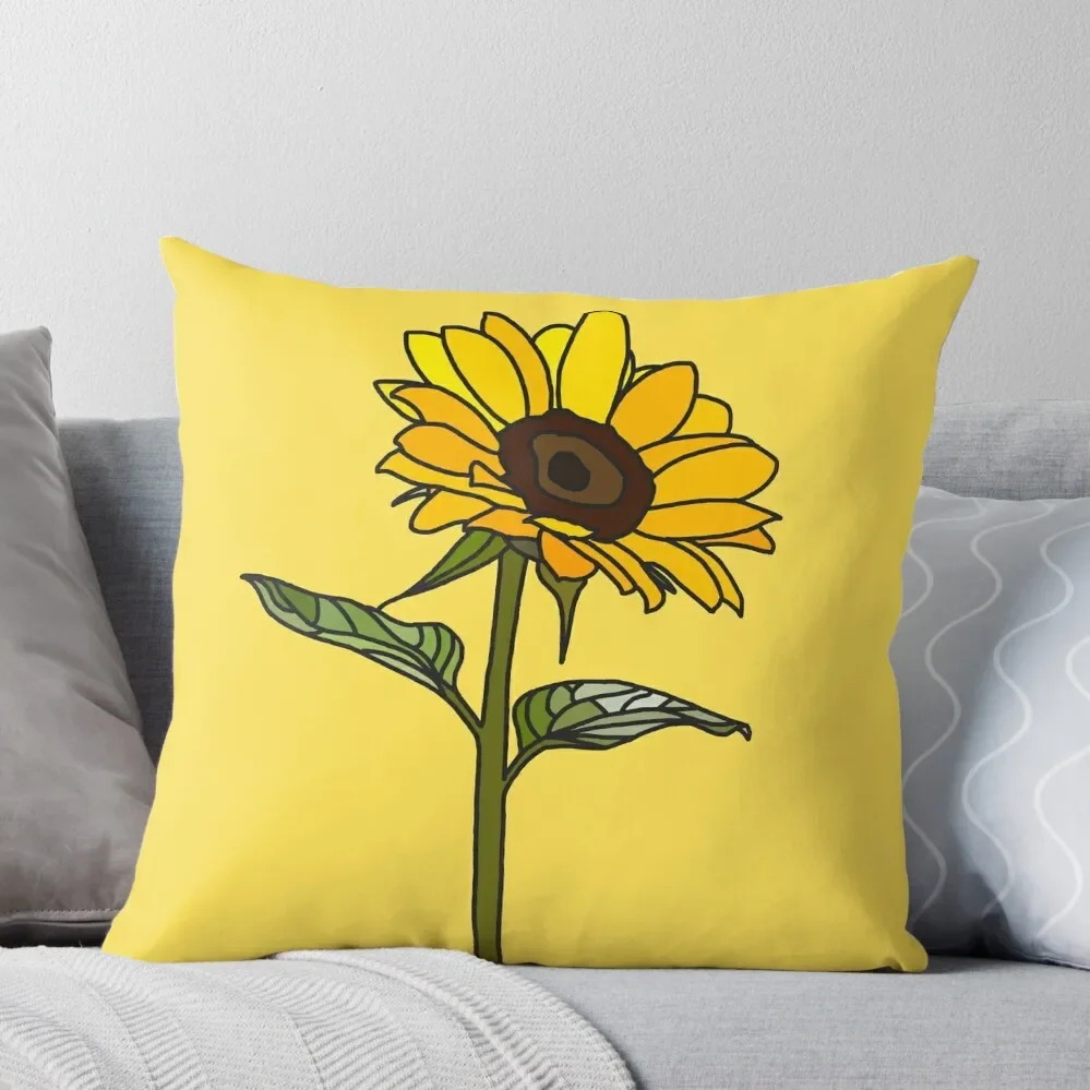 

Aesthetic Sunflower Throw Pillow Luxury Living Room Decorative Cushions Pillow Cover