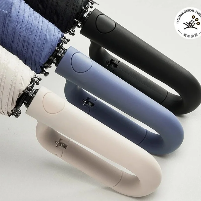 20Bones 105cm Large Reinforced Wind-resistant Rain-resistant Dual-purpose UV-resistant Fully Automatic Ring-buckle Umbrella