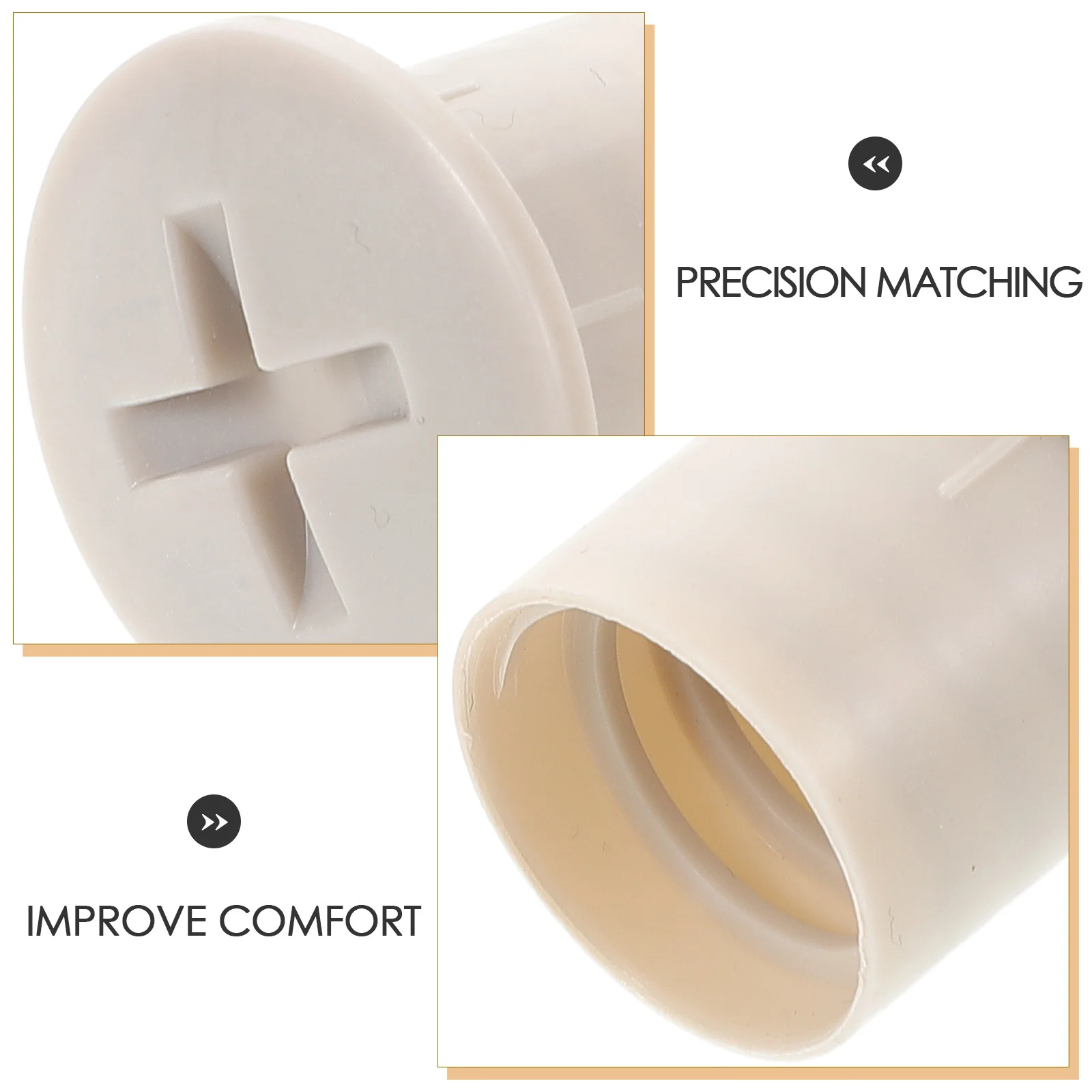 Bouchons à vis coulissants en plastique pour enfants, 4 pièces, accessoires de remplacement de fixation, Kit de sécurité pour aire de jeux pour enfants, écrou coulissant gris