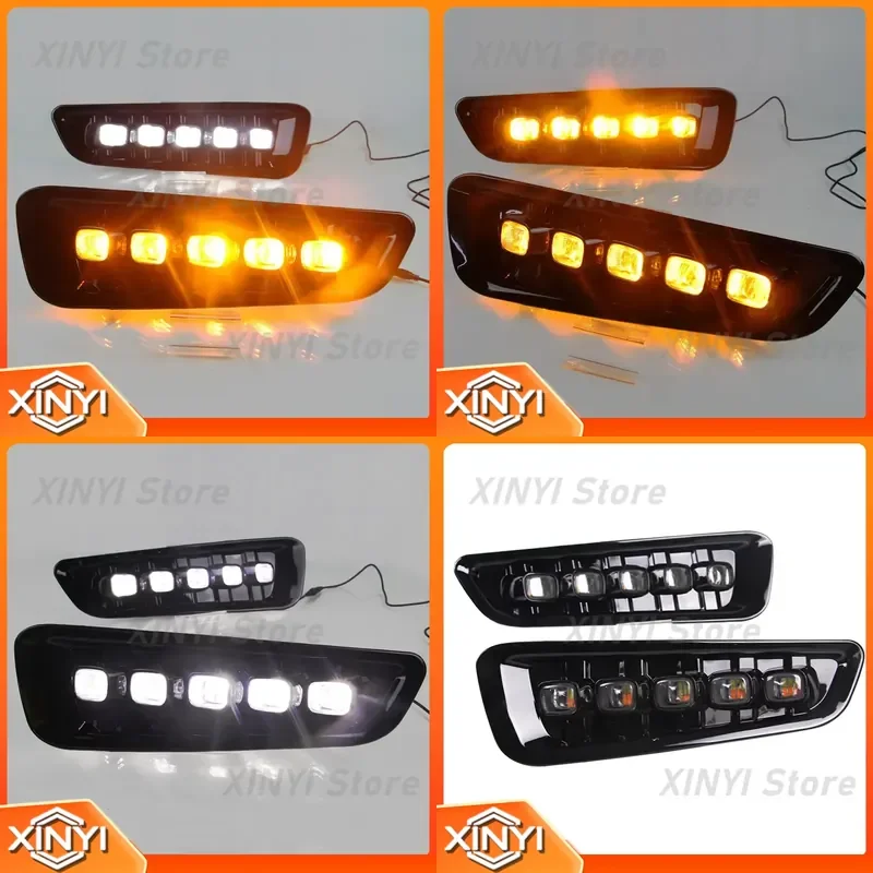 Left Right Front Bumper Fog Lights Day Light for Ford F150 F-150 2016 2017 2018