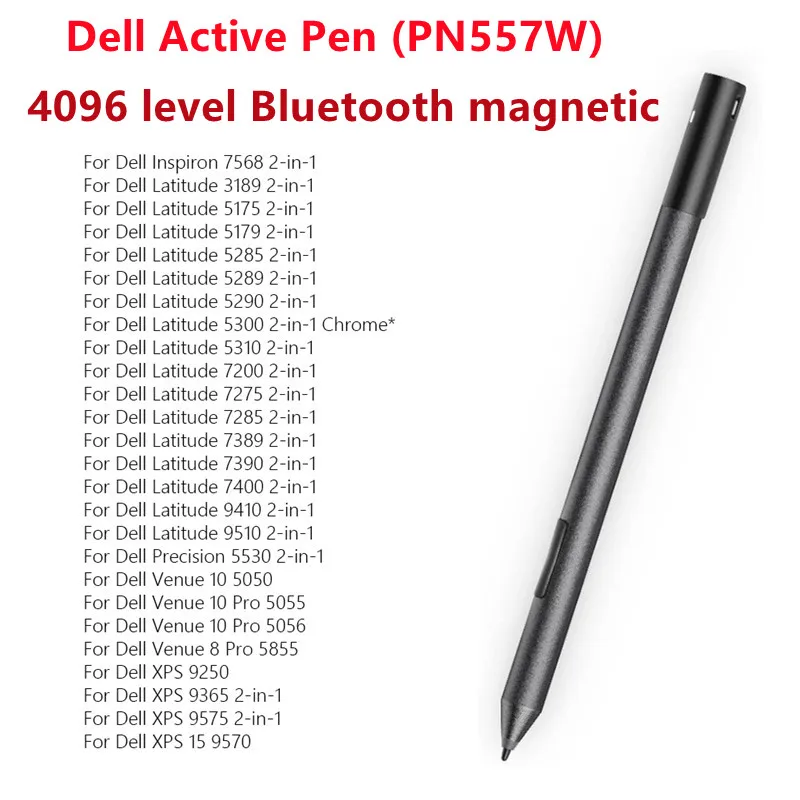 Stylus Pencil For Dell Latitude 5300 5310 7200 7210 7310 7400 7410 9410 9510 2-in-1 Tablet Touch Screen Pen Bluetooth-compatible