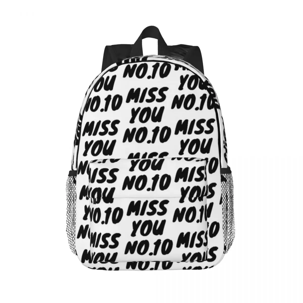 Miss You-Sac à dos pour ordinateur portable, sac de voyage pour ordinateur portable, sac à dos universitaire étanche, haute capacité, 15 pouces, No.10 Messi, nouvelle mode