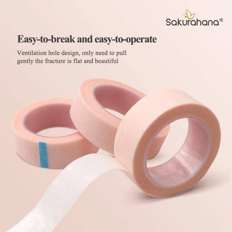 ساكوراهانا غير المنسوجة رمش الشريط الجلد الحساسة متعددة الاستخدام تحت العين ورقة الشريط للرموش الصناعية التصحيح أدوات ماكياج