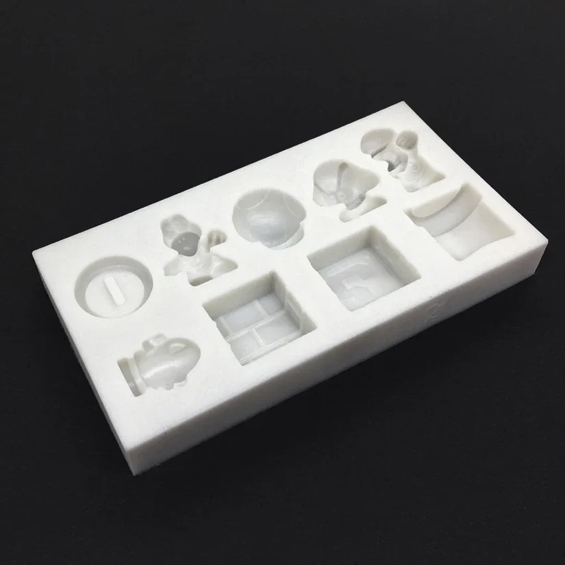 การ์ตูนซิลิโคนเค้กเบเกอรี่แม่พิมพ์ Sugarcraft ช็อกโกแลต Cupcake เรซิ่นเครื่องมือ Fondant ตกแต่งเครื่องมือ