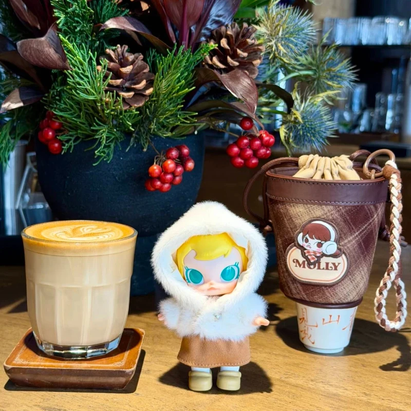 

New Genuine POP MART Baby Molly Winter Fit Check Series Blind Box Cute Vinyl Plush Pendant Decoration Doll Mystery Box Toy Gift