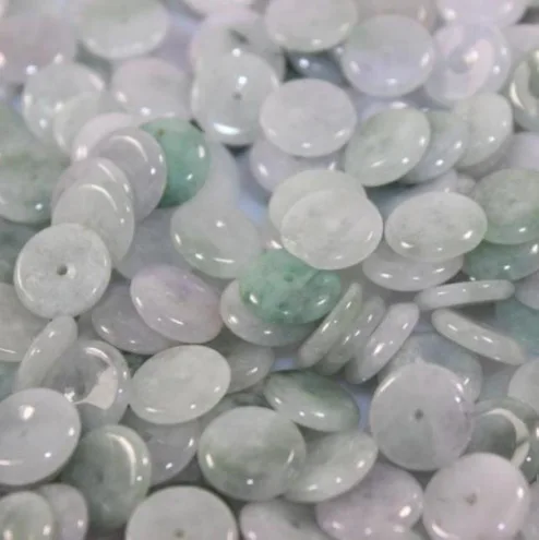 Genuine Myanmar Jadeite Grade A Burma Jade Spacer Beads For Jewelry Making Diy String Bracelet Beaded Necklace Charms Accessorie