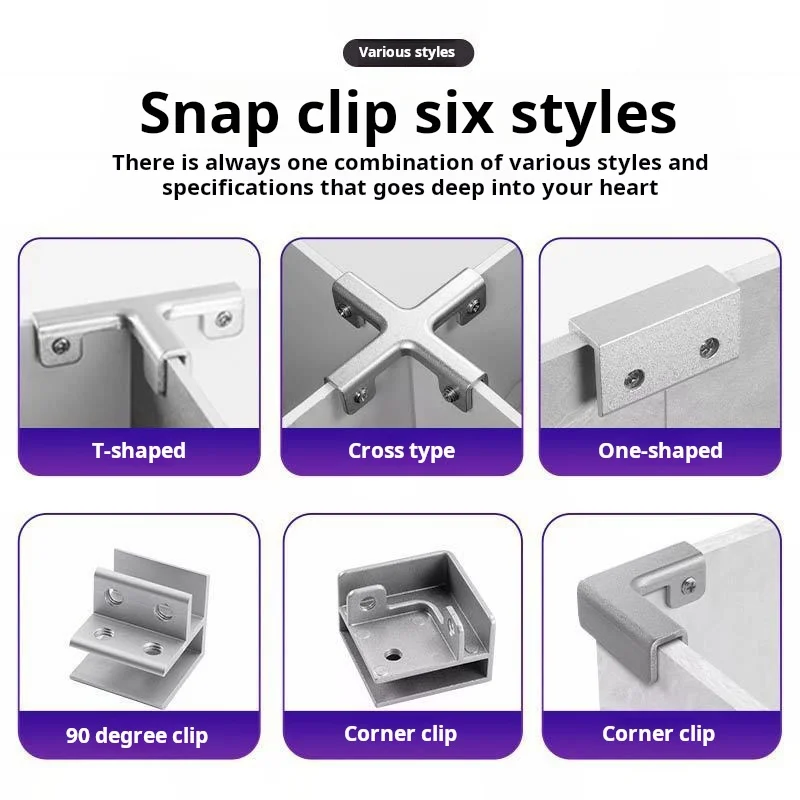 Picture 7: 4PCS Ceramic Tile Glass Fixed Clamp Vegetable Pool Corner Protection Groove Flower Pot Fish Tank Planting Box Buckle Connector