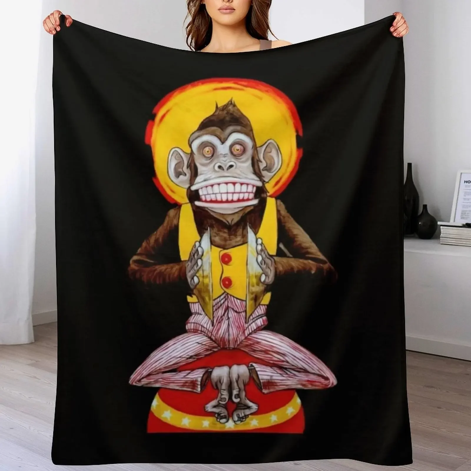 

shaka ponk Throw Blanket For Decorative Sofa Soft Plaid Personalized Gift bed plaid Blankets