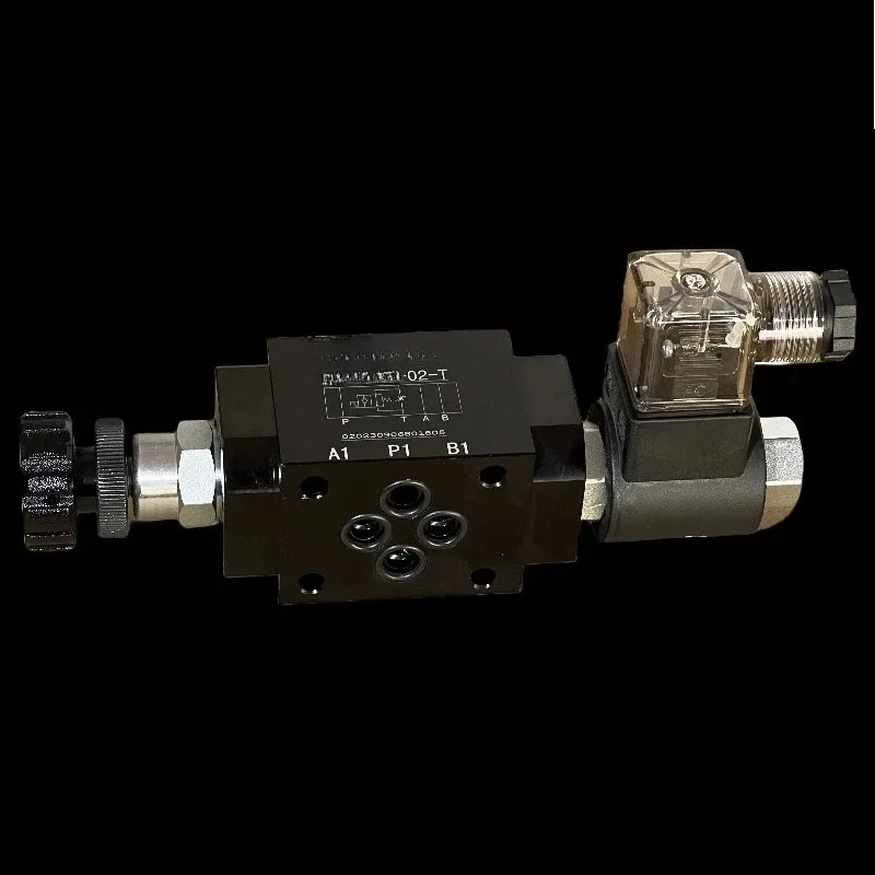 MFS-02 T/P/A/B Hydraulic Electromagnetic Flow Control Valve Speed Electronically Controlled Throttle
