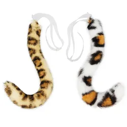 Simulated Furry Leopard Tail Animal Cosplay Accessories Club Pub Masquerade Party Women's Costume