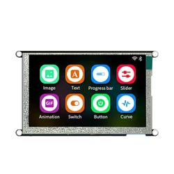 ESP-32-S3 IPS 고화질 LCD 디스플레이 모듈, 터치 없이 와이파이 및 블루투스, 800*480, 16M 플래시, 8M PSRAM, 5 인치