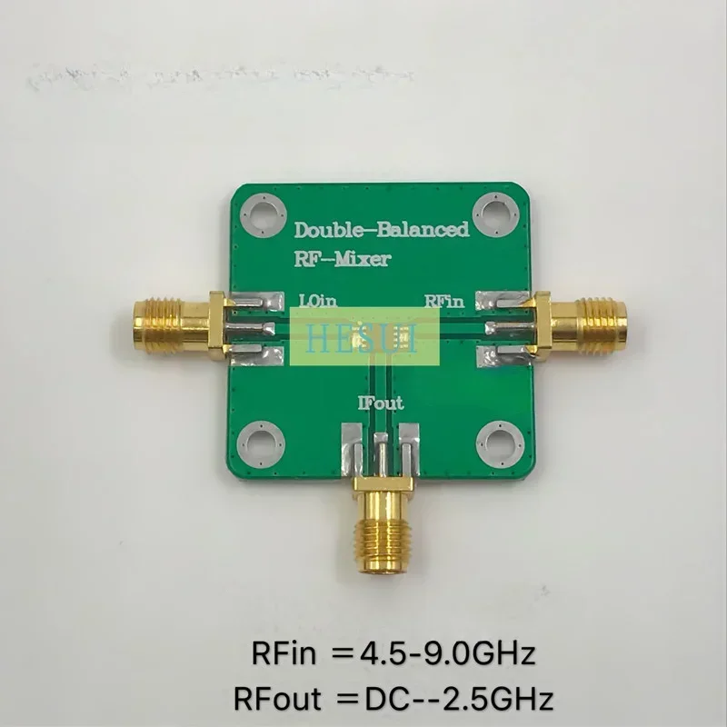 RFin=4.5GHz - 9GHz  RFout=0- 2.5GHz Microwave RF double-balanced RF mixer converter module