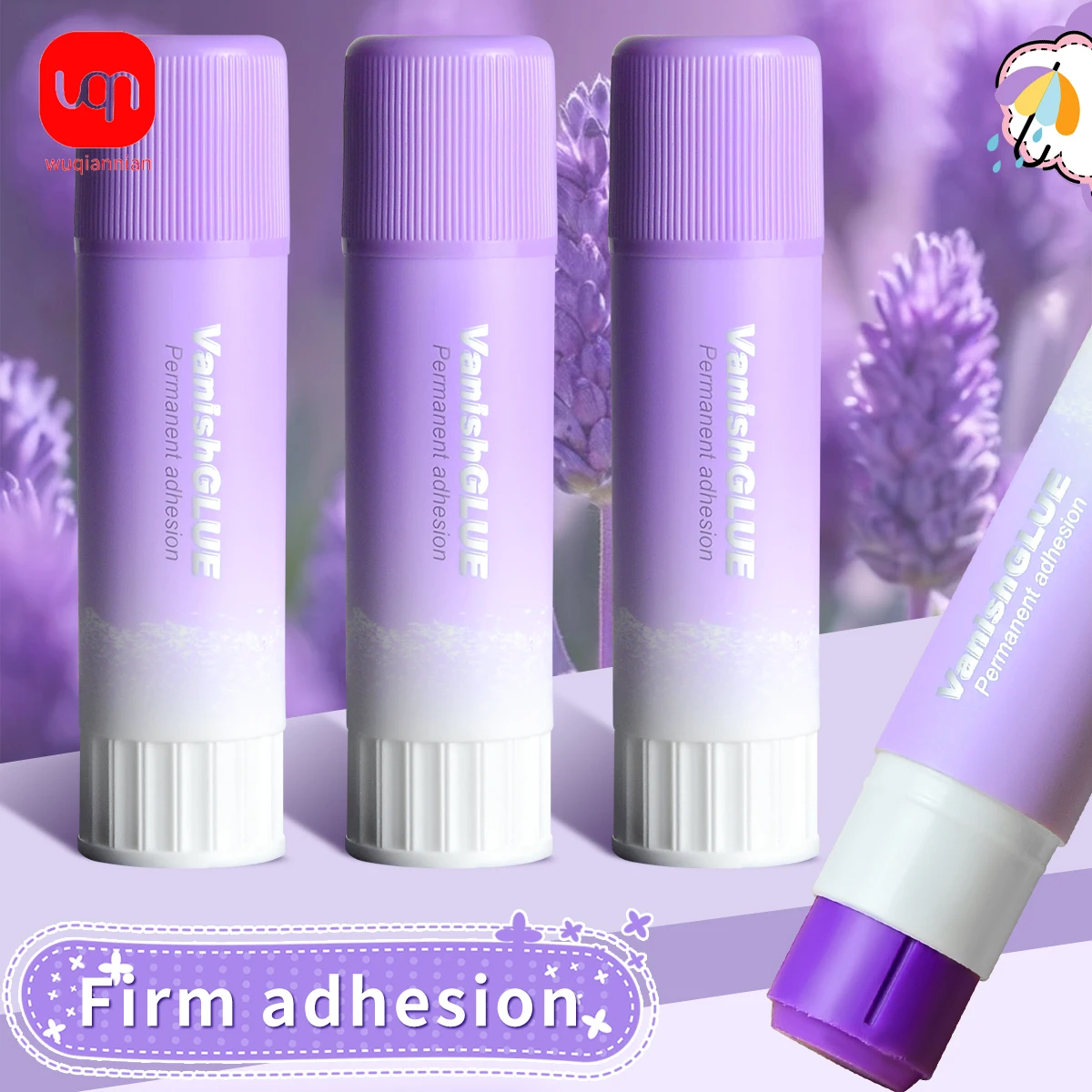 

21g Solid Glue Stick PVP color-changing Glue Stick for Student Stationery Solid Glue High Viscosity School Supplies