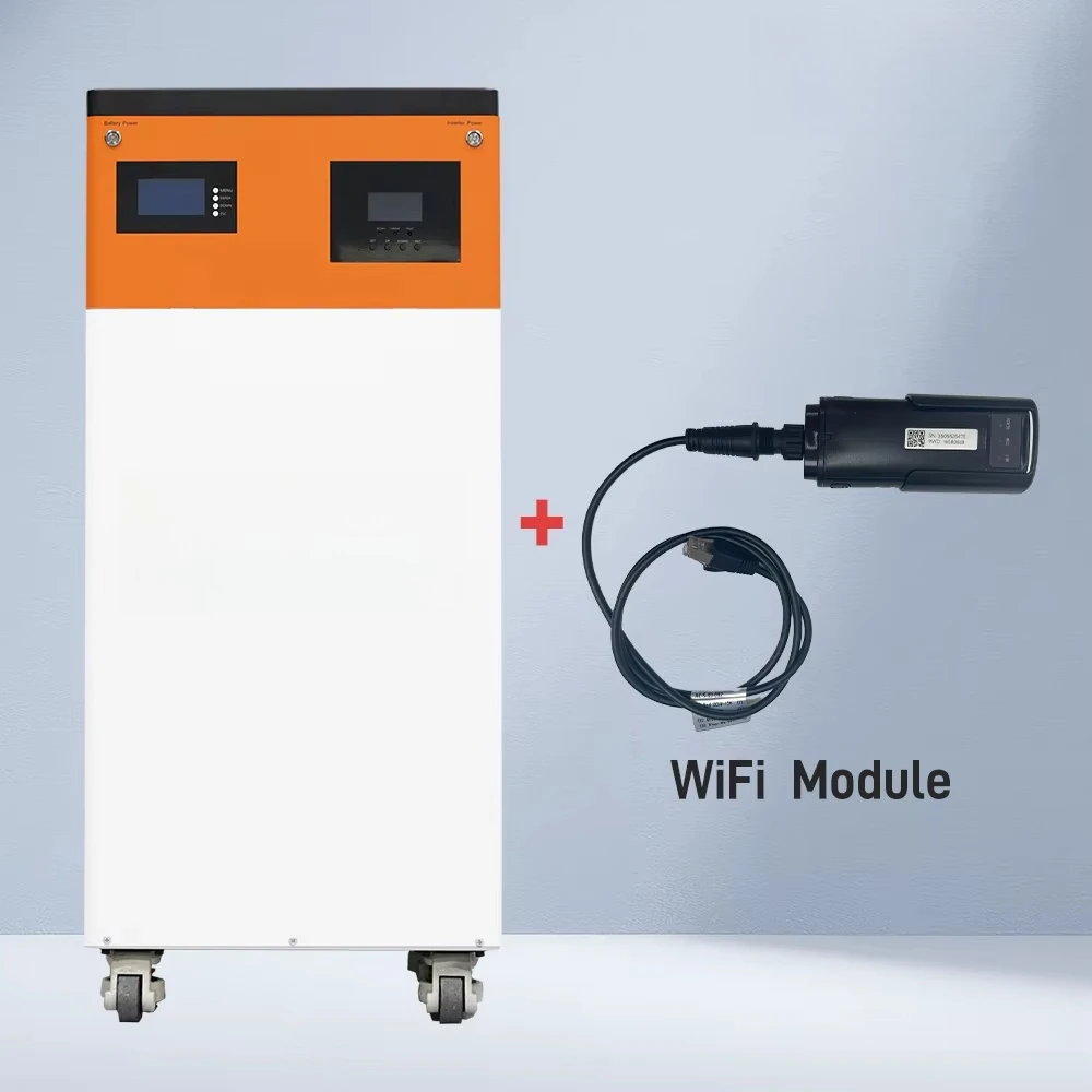 All in One 51.2V 200Ah 280Ah 560Ah 600Ah Solar LiFePO4 Battery Pack 10kwh~32KWH with 5kw Inverter Home Energy Storage System