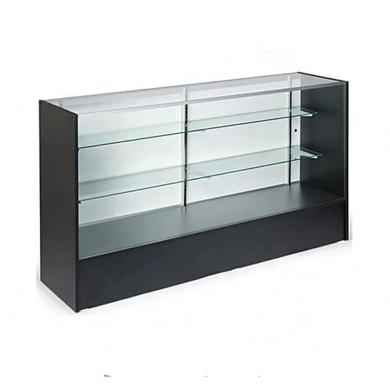 

Custom.6 feet smoke shop display retail store furniture design dispensary display counter glass display showcase with LED l