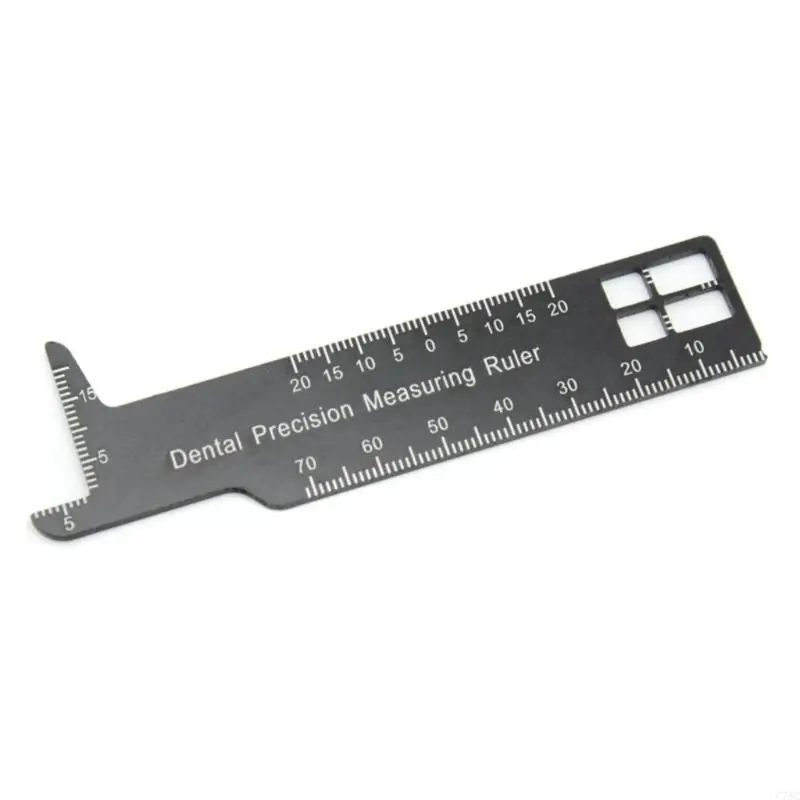 Ergonomic Dental Precisions Measuring Ruler Small Handheld Tooth Measurement Device for Accurate Tooth Length Measurement