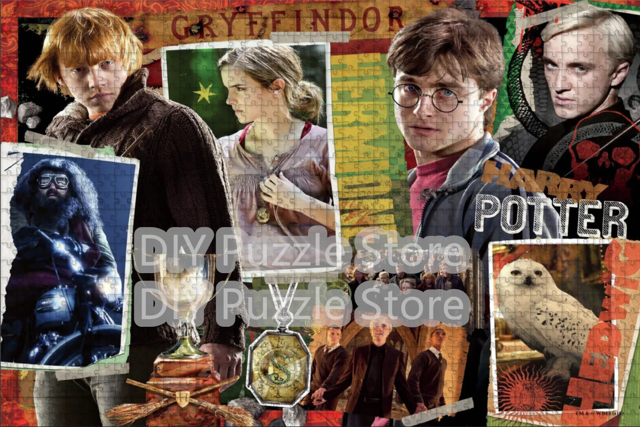 ตัวต่อจิ๊กซอว์ DIY ฮarry Potter และนักโทษแห่งอาซคาบัน 108/200/300/500/1000/1500 ชิ้น ตัวต่อพิมพ์ลาย ของเล่นจิ๊กซอว์