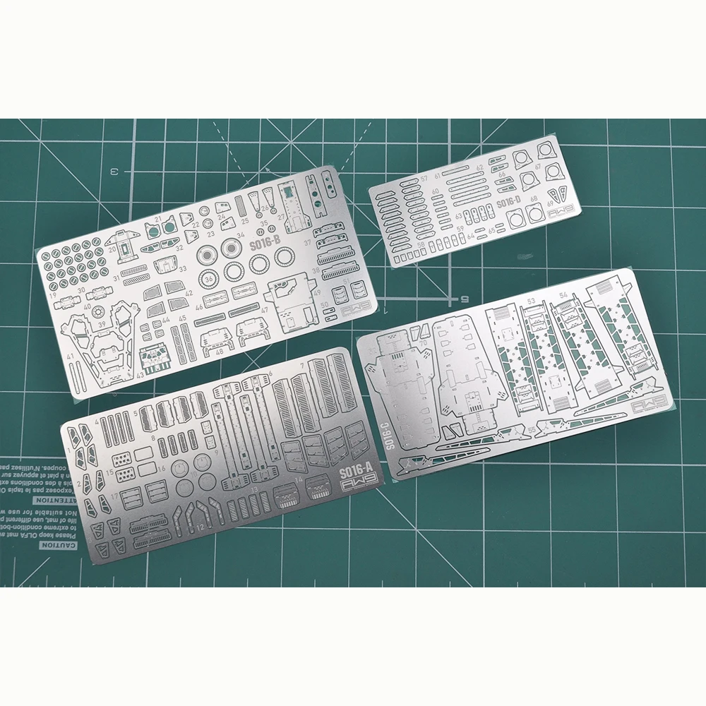 MADWORKS Metal Etching Parts For 1/100 MG FAZZ Detail-up Set Upgrade Tools For Adults Model Enthusiast Hobby Collection Gifts