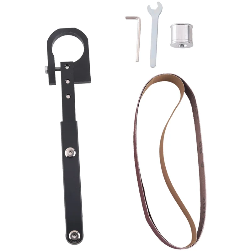 AB68 Luft Bandschleifer Aufsatz Sander Schleifband Adapter Rohr Bandschleifer Modifizierte Sandbandmaschine Elektrische Bandschleifer