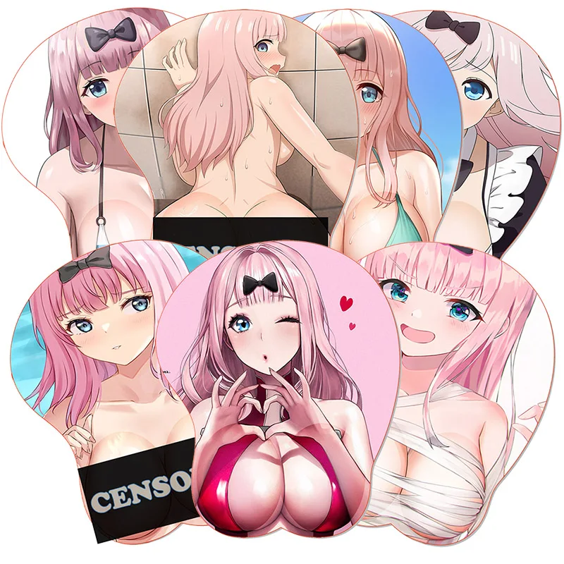 

Аниме Chika Fujiwara 3D коврик для мыши K_Kaguya-sama Love is War коврик для мыши силиконовый коврик для мыши Titty Boobs поддержка запястья коврик для мыши Oppai коврик для мыши