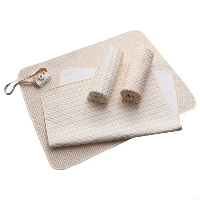 54DF وسادة تغيير حفاضات الأطفال الرضع صبي فتاة حفاضات تغيير حصيرة غرفة الحضانة لوازم السفر #4