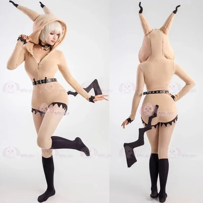 

Anime Mimikyu Cosplay Costumes Jumpsuits Home Wear Game Custom Made Clothing Role Play Uniform Halloween Carnival Party Loungewe